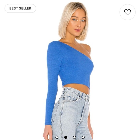 SUPERDOWN one shoulder crop top - Picture 2 of 3